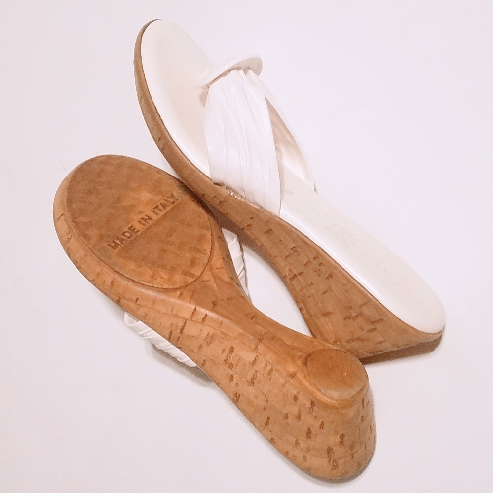 Italian Shoemakers White Sandals